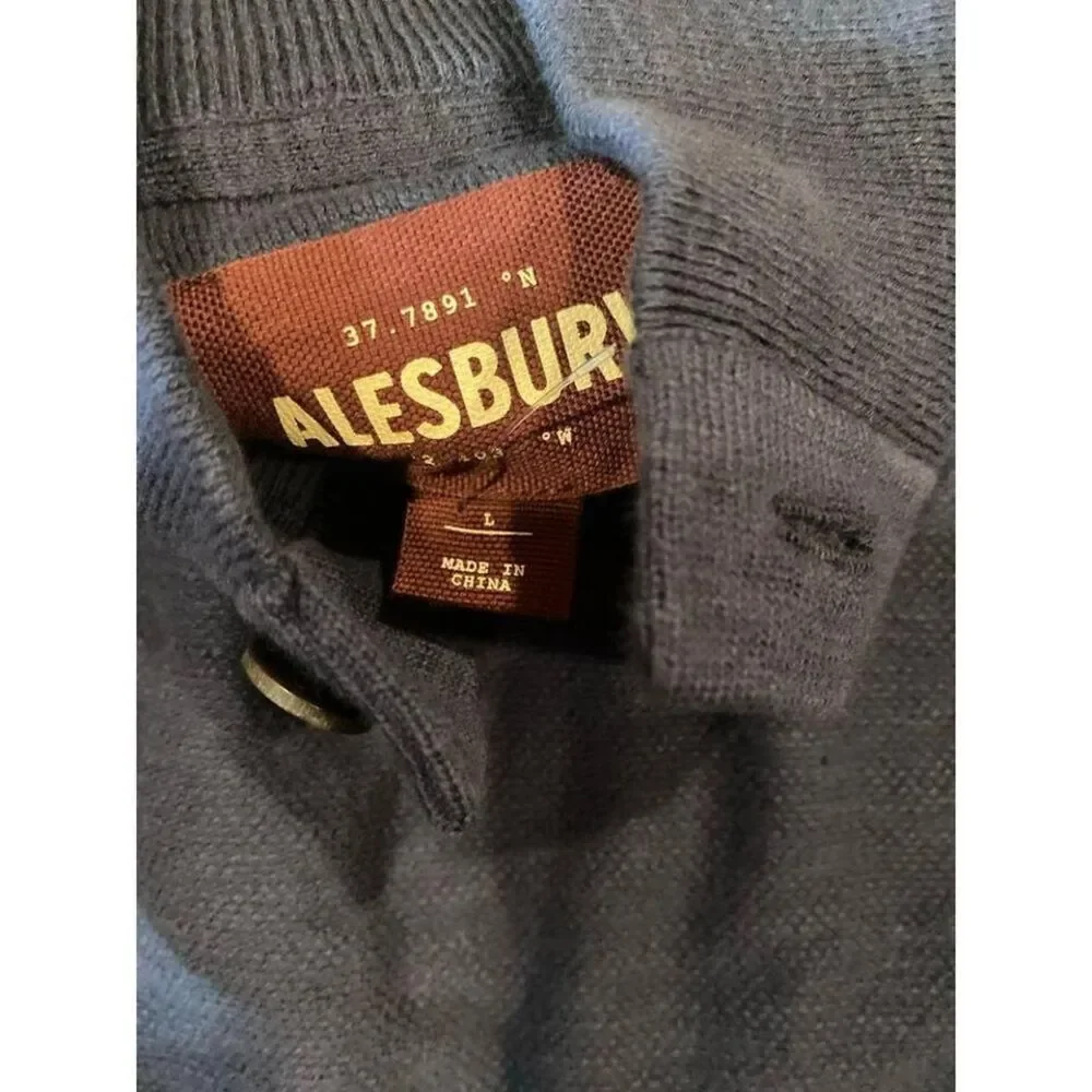 Men's‎ Large Alesbury Pull over Sweater Blue